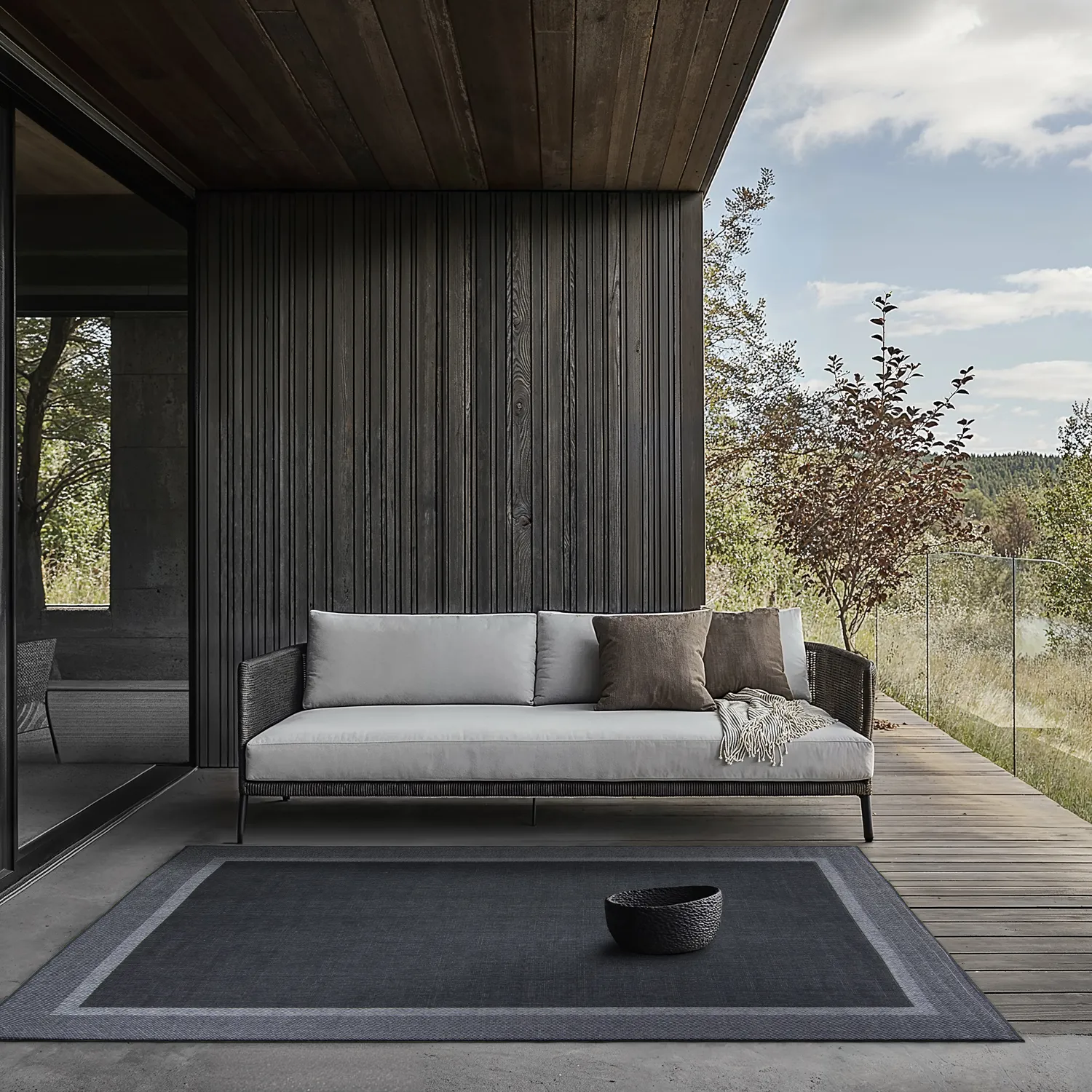 Koberec Indoor/Outdoor - Alta (antracit)