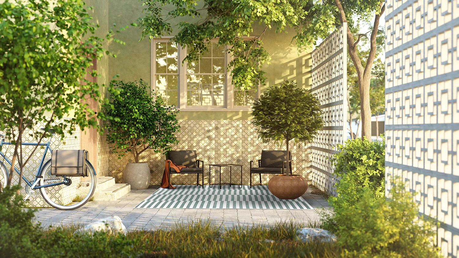 Koberec Indoor/Outdoor - Otto (zelená)