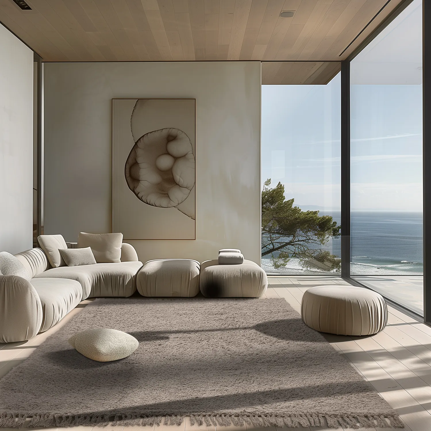 Shaggy koberce - Alba Natural Cotton Shaggy (taupe)