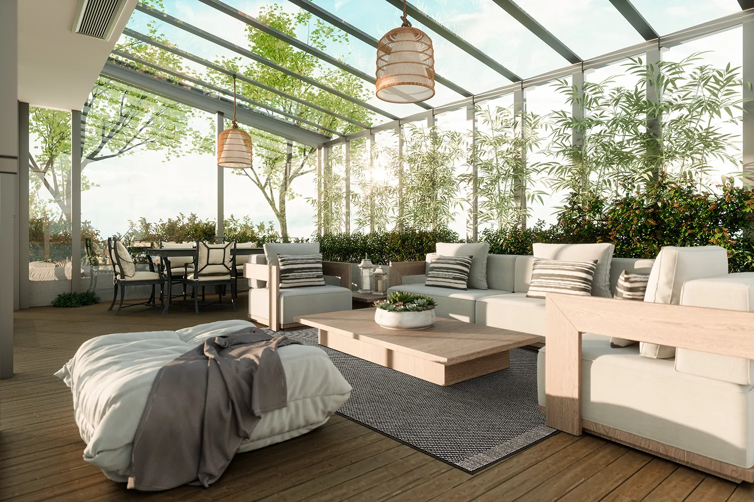 Koberec Indoor/Outdoor - Bennett (černá)