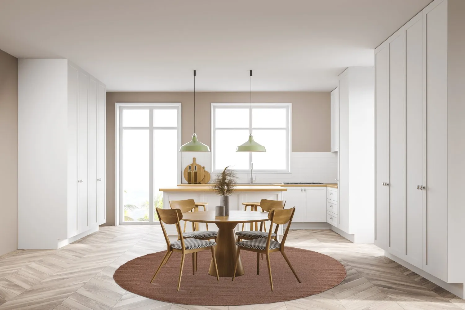 Kulatý koberec - Hamilton (Deep Taupe)