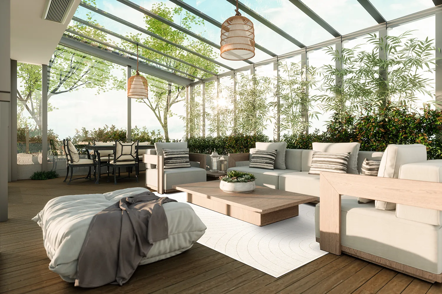 Koberec Indoor/Outdoor - Hayden (offbílá)
