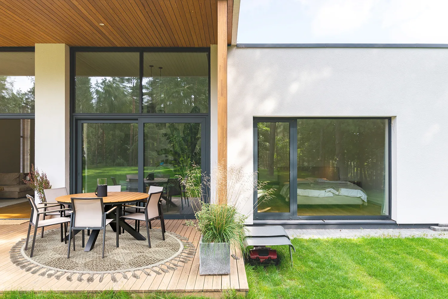 Kulatý koberec - Indoor/Outdoor Dakota (béžová)
