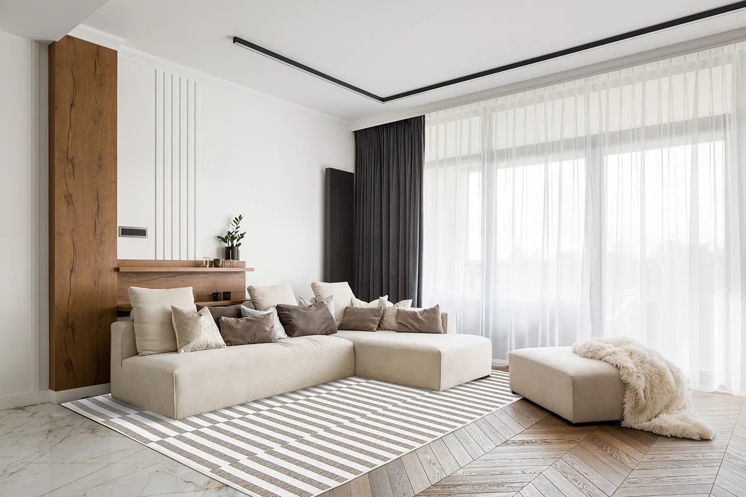 Koberec Indoor/Outdoor - Otto (béžová)