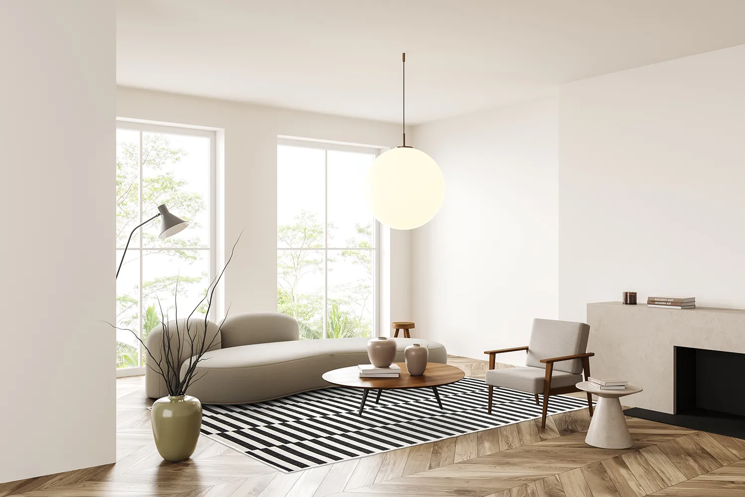 Koberec Indoor/Outdoor - Otto (černá)
