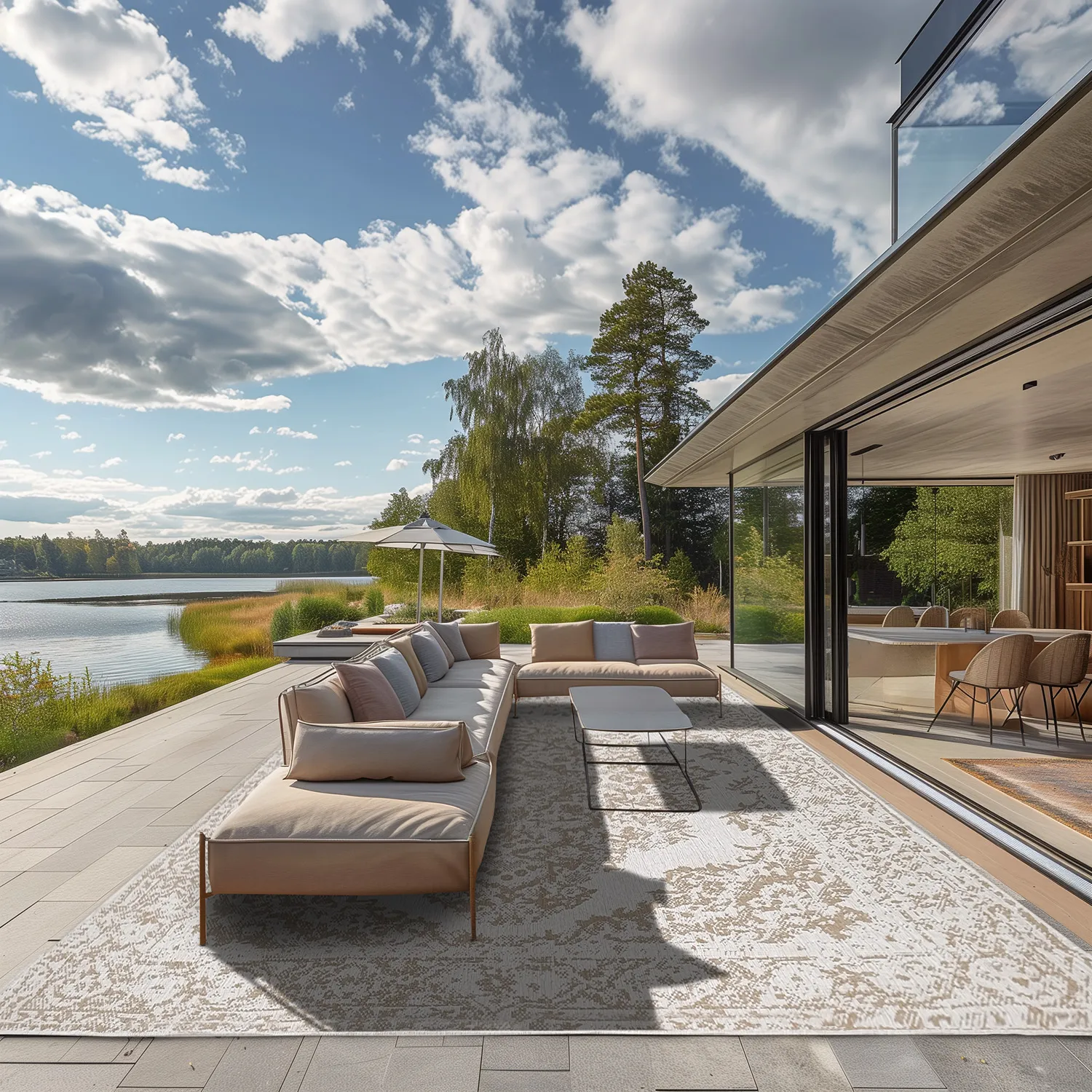 Koberec Indoor/Outdoor - Boyd (béžový)