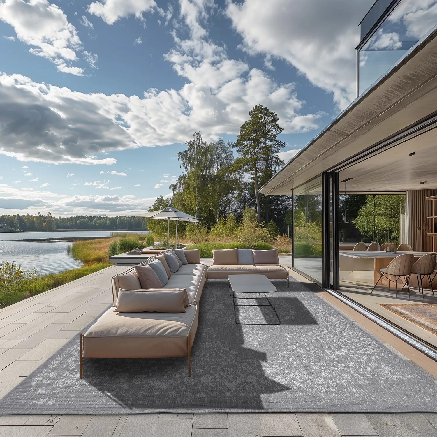 Koberec Indoor/Outdoor - Ellstin (šedá)