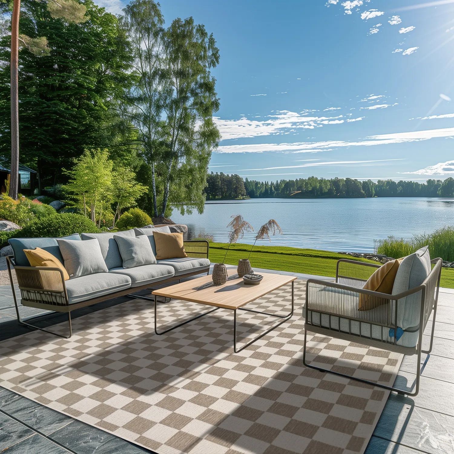 Koberec Indoor/Outdoor - Lucida (béžový)