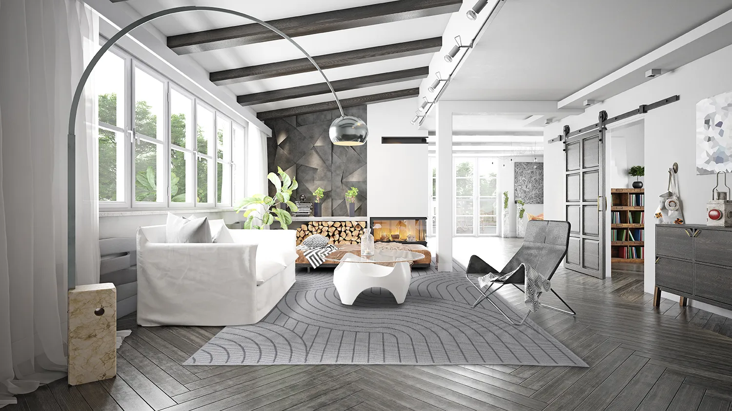 Koberec Indoor/Outdoor - Maynard (černá)
