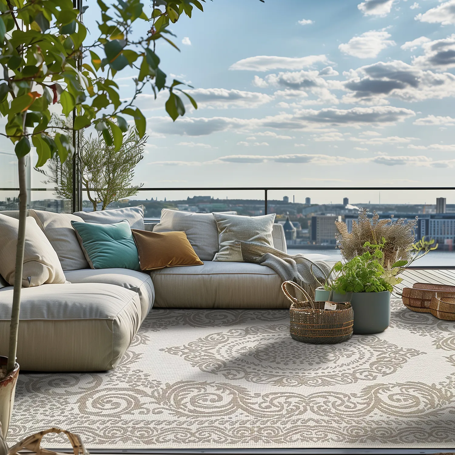 Koberec Indoor/Outdoor - Sylvaine (béžový)