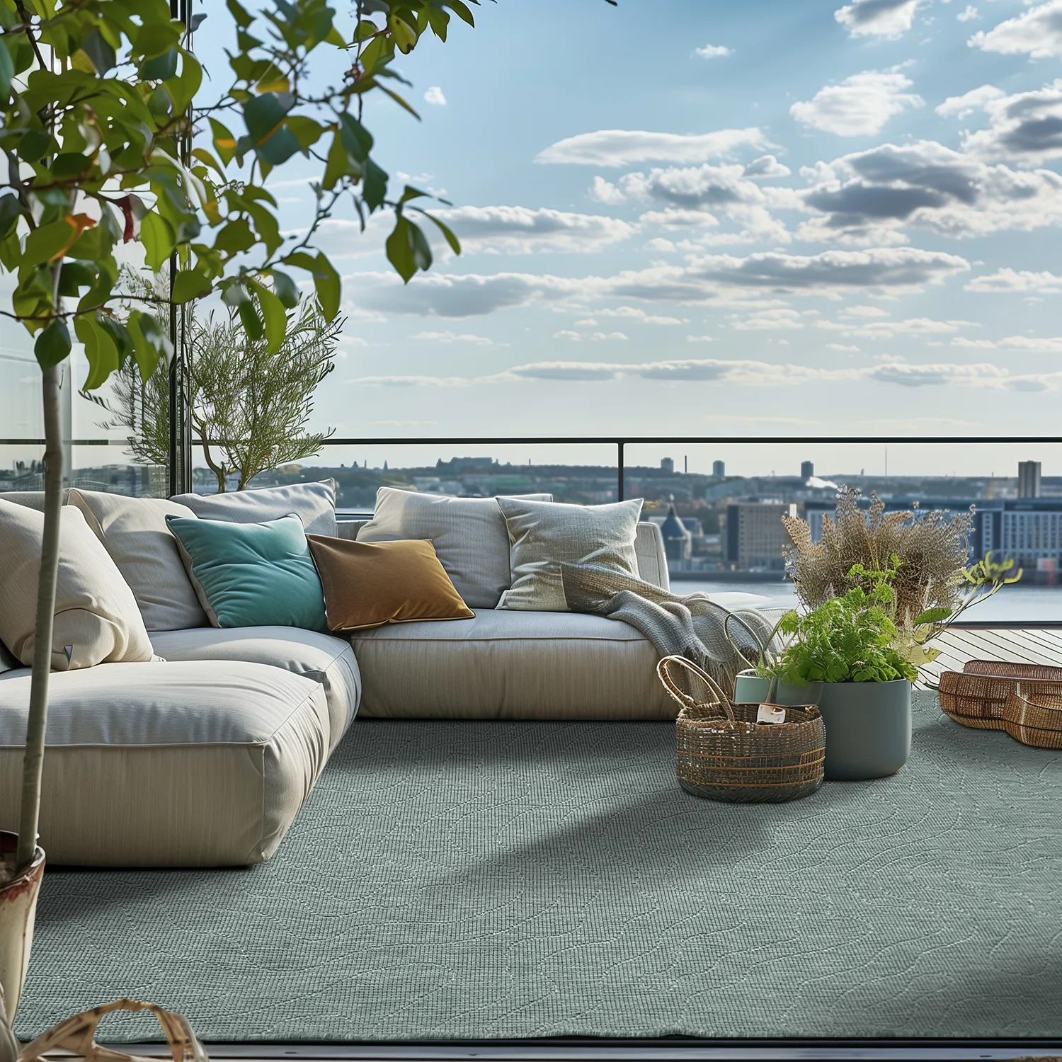 Koberec Indoor/Outdoor - Thurman (zelená)