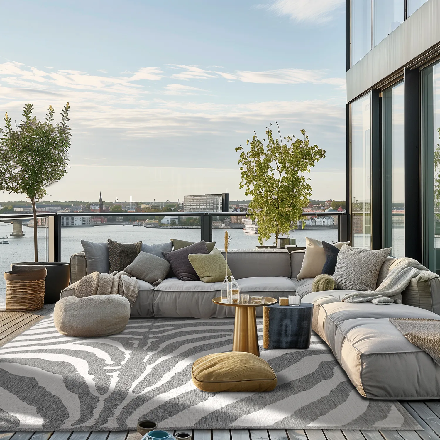 Koberec Indoor/Outdoor - Winona (šedá)