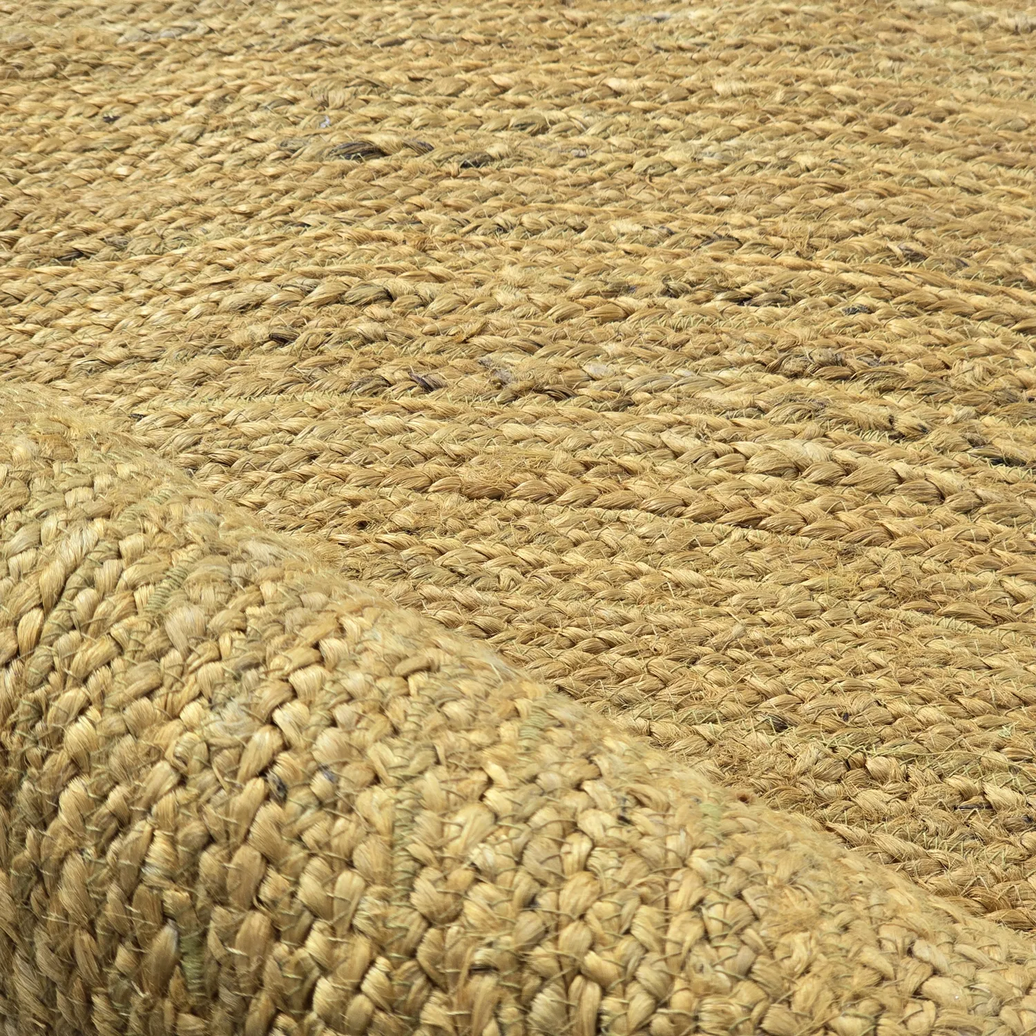 Kulatý jutový koberec - Amasia (pomerančový)