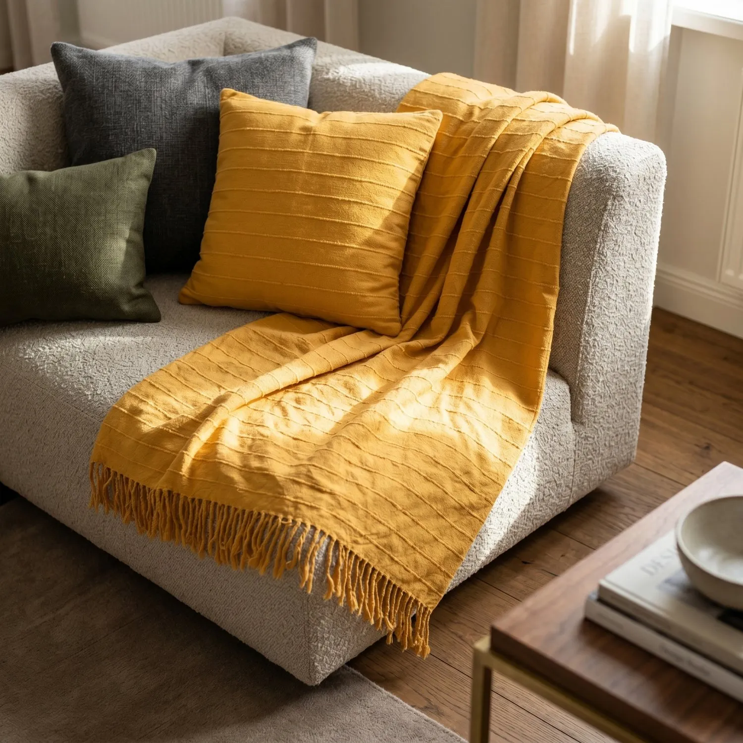 Povlak na polštář - Nalani cotton cushion cover (pomerančový)