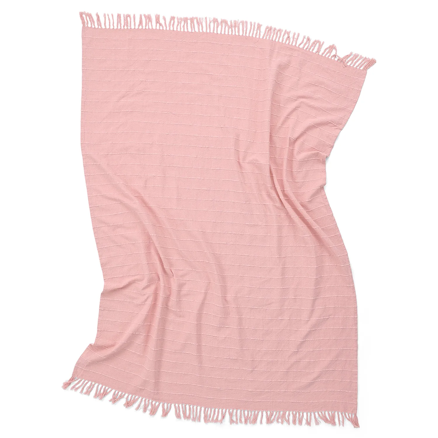 Deky - Nalani cotton throw (růžový)
