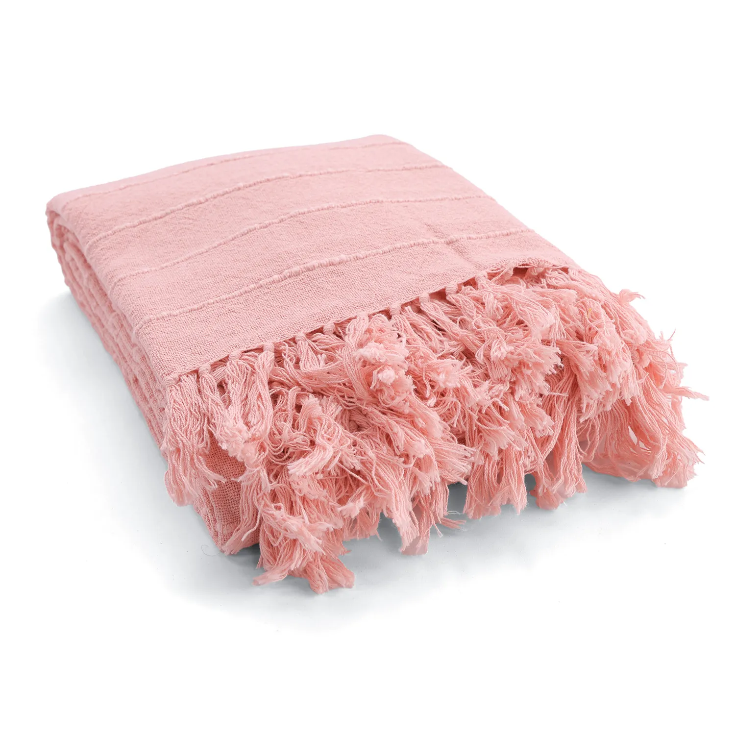 Deky - Nalani cotton throw (růžový)