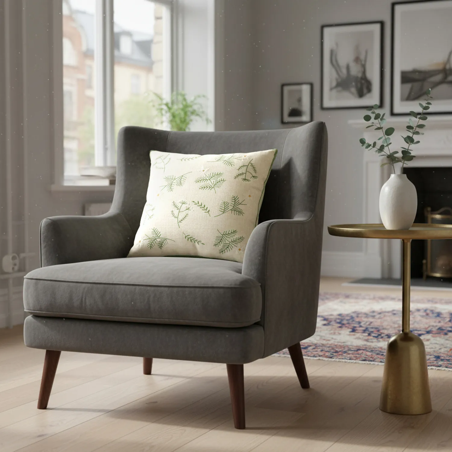 Povlak na polštář - Vasa Embroidered Cushion Cover (vícenásobná)