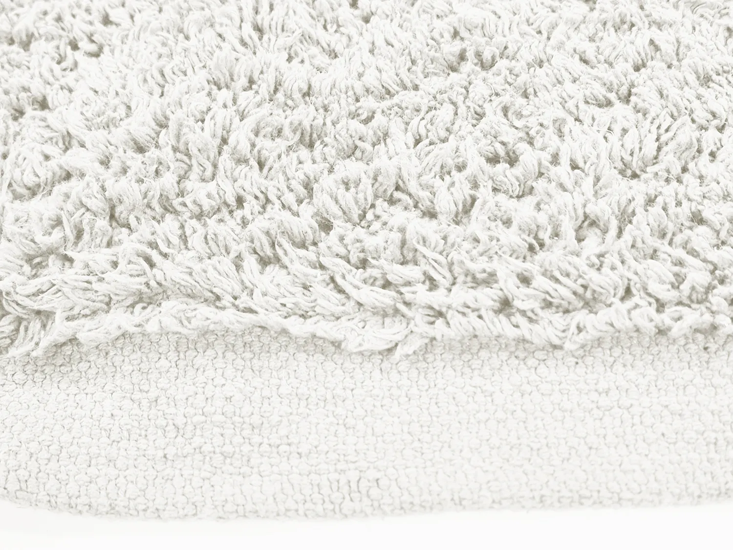 Kulatý koberec - Alexa Natural Cotton Shaggy (offwhite)