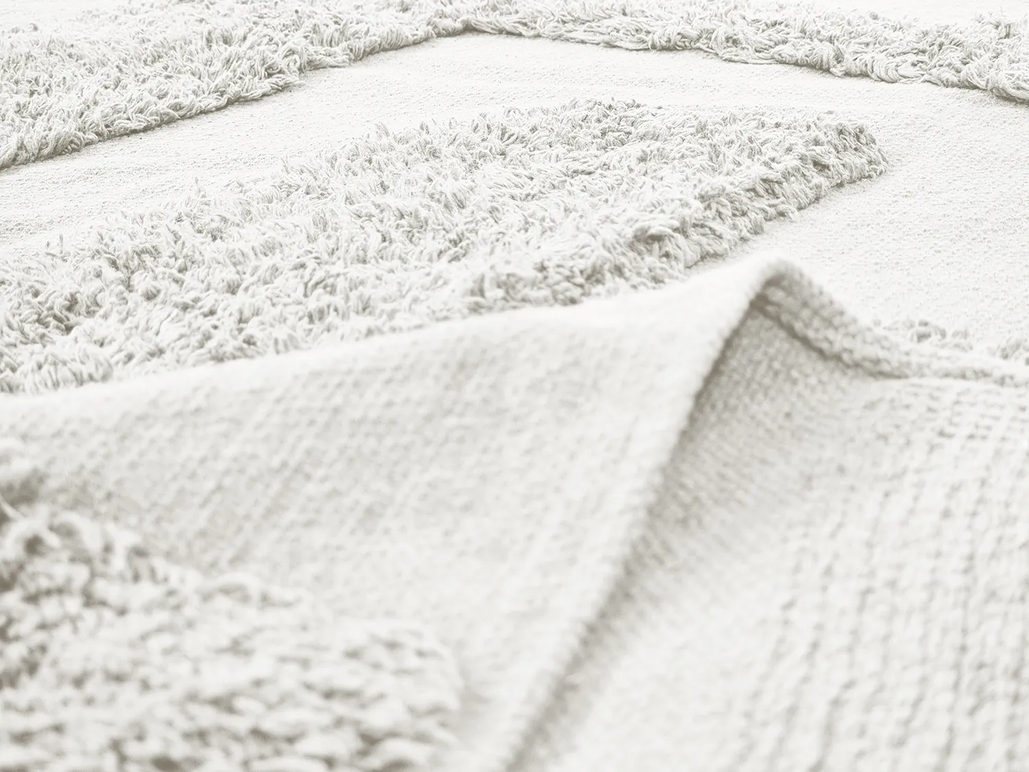 Kulatý koberec - Alexa Natural Cotton Shaggy (offwhite)
