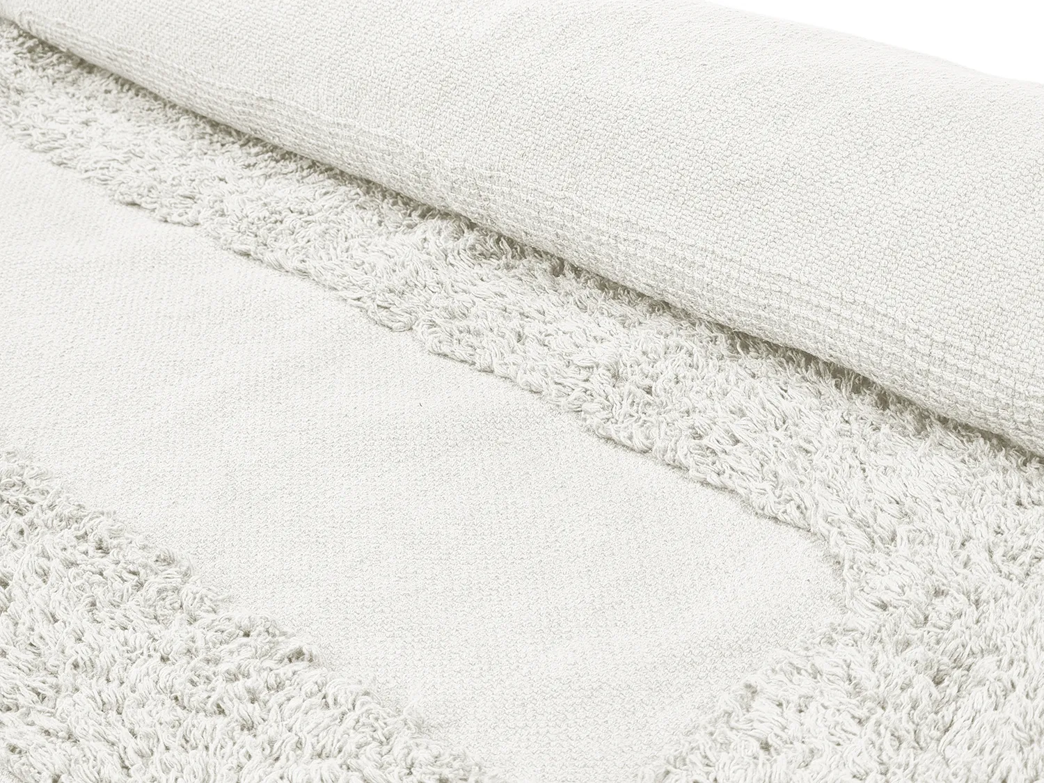 Kulatý koberec - Alexa Natural Cotton Shaggy (offwhite)