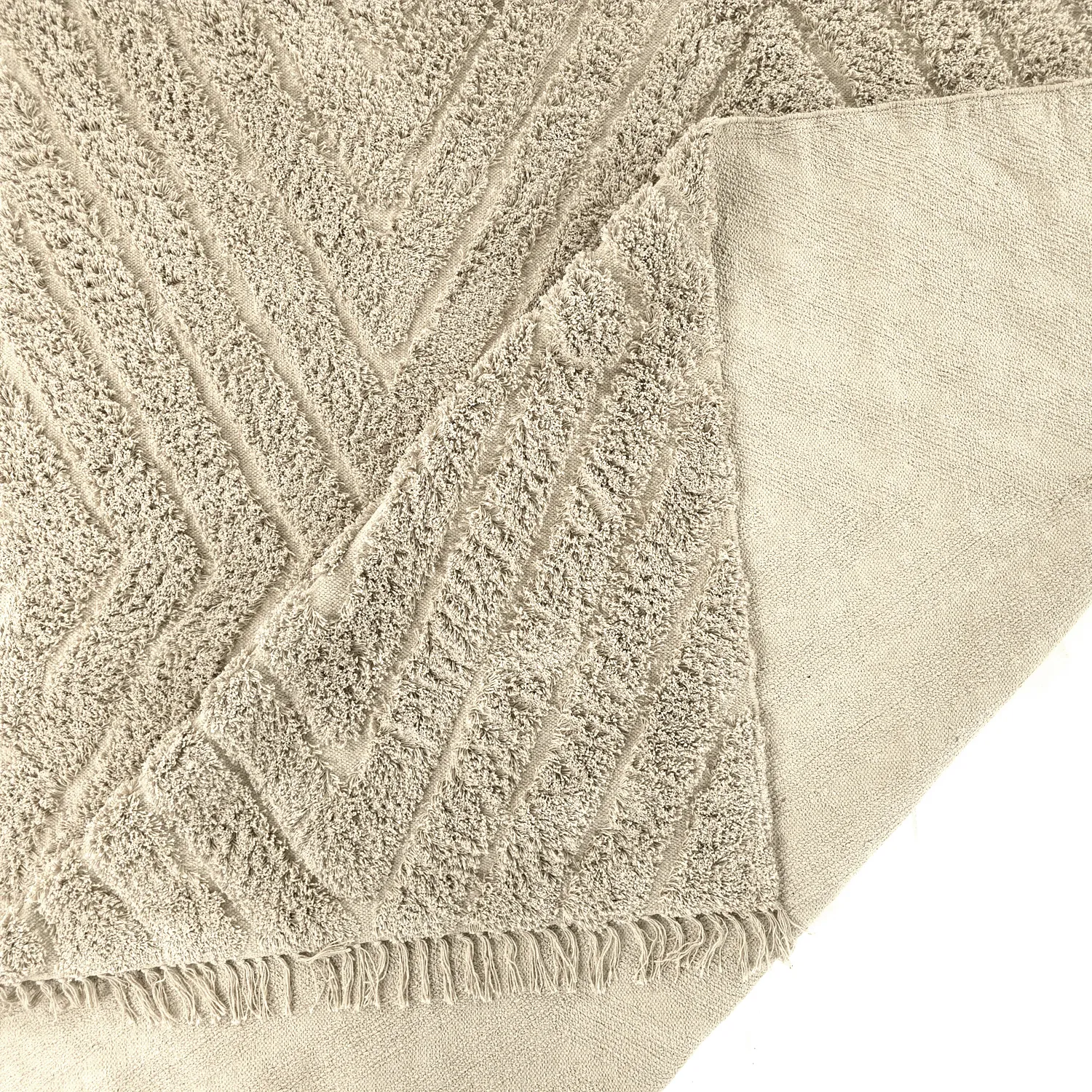 Shaggy koberce - Amberley Natural Cotton Shaggy (béžový)