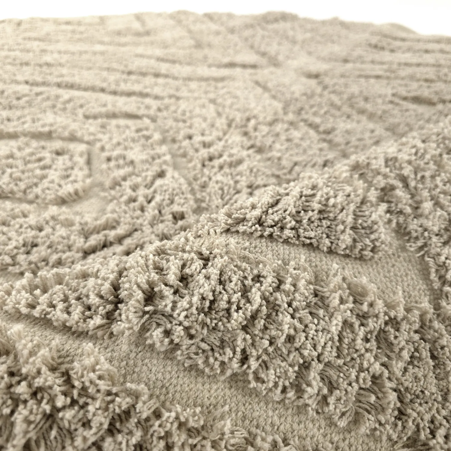 Kulatý koberec - Amberley Natural Cotton Shaggy (béžový)