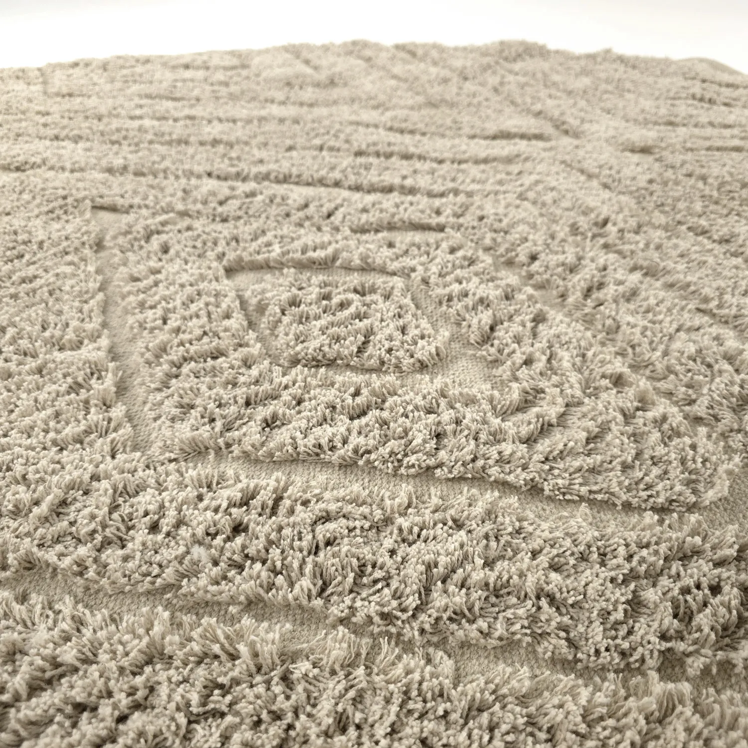 Kulatý koberec - Amberley Natural Cotton Shaggy (béžový)