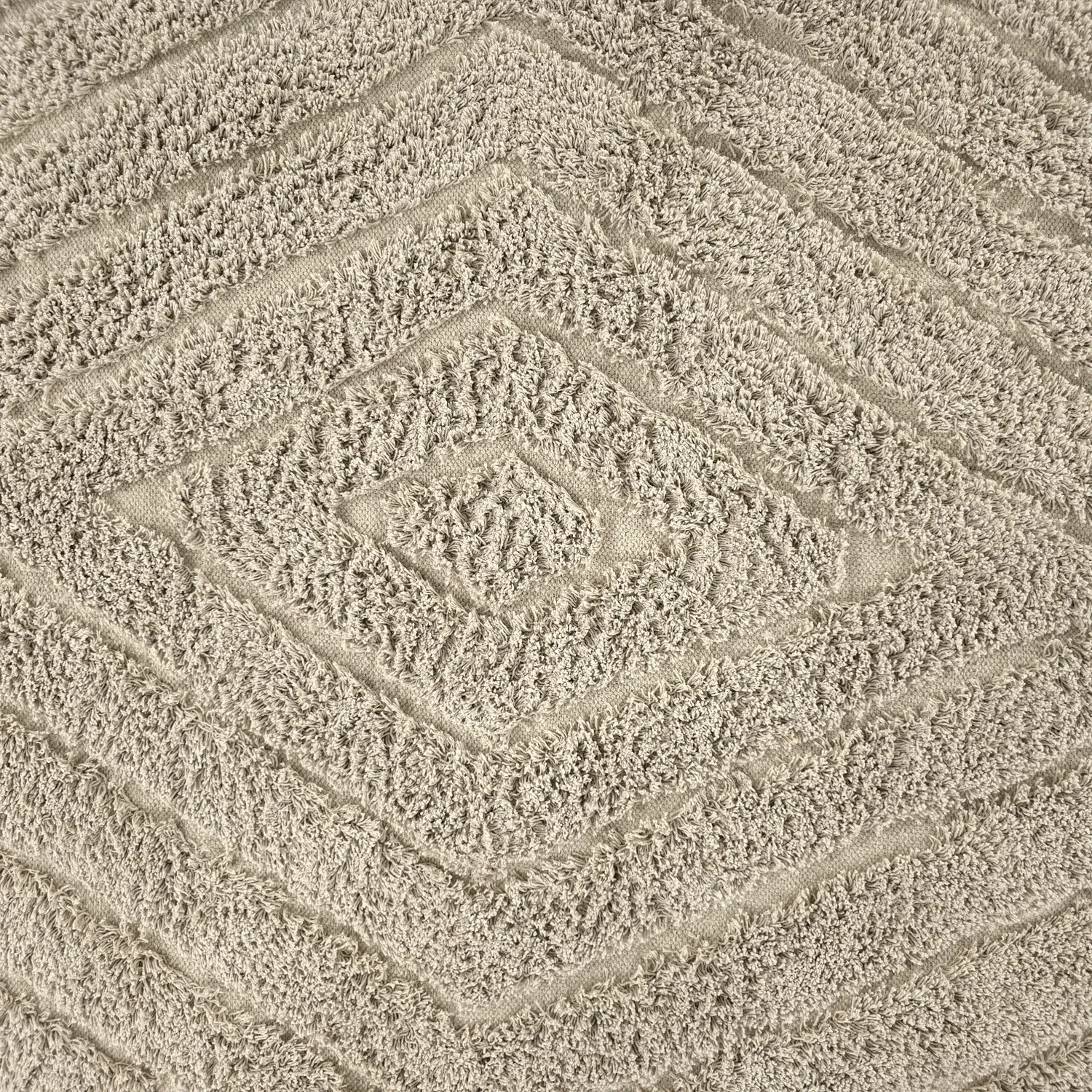 Kulatý koberec - Amberley Natural Cotton Shaggy (béžový)