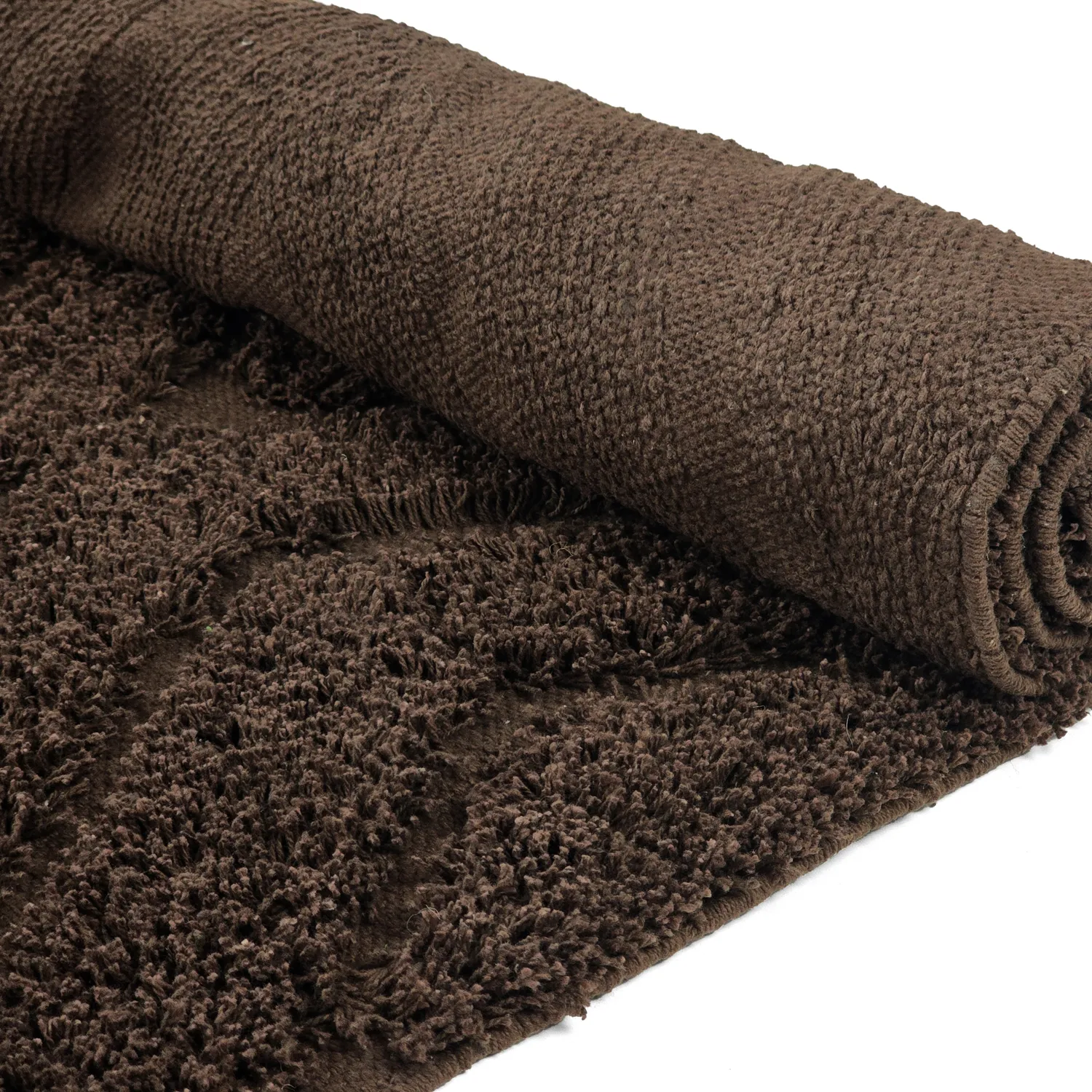 Shaggy koberce - Amberley Natural Cotton Shaggy (hnědý)