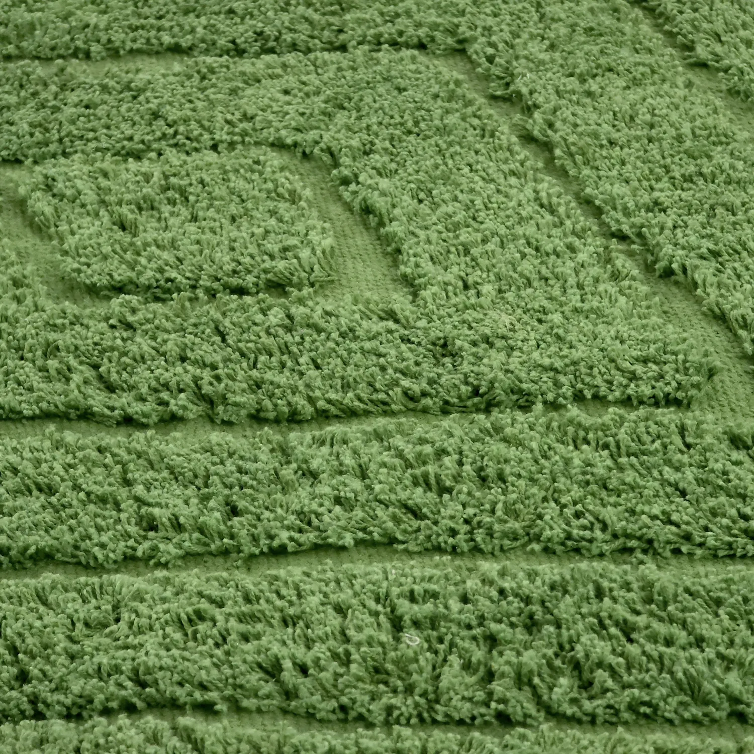 Kulatý koberec - Amberley Natural Cotton Shaggy (zelený)