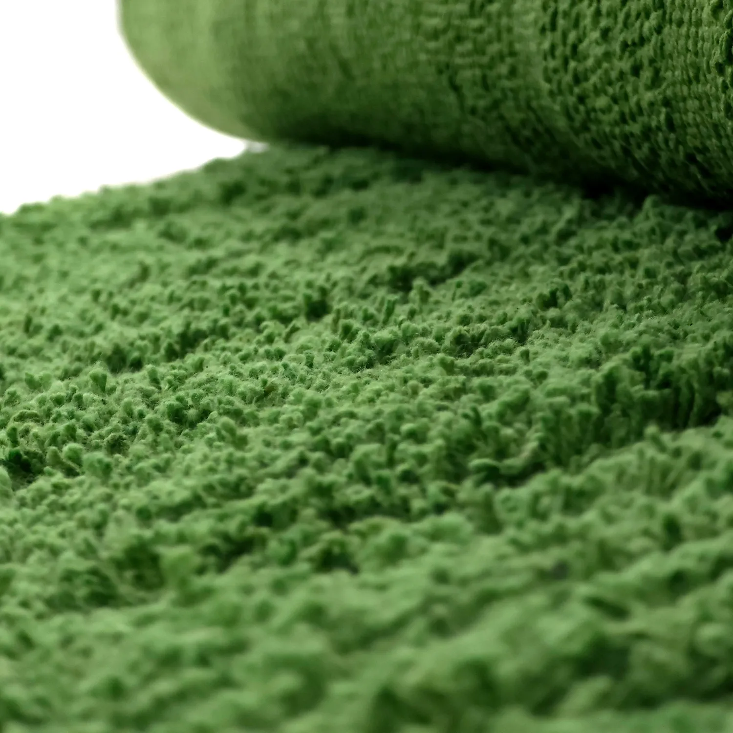 Kulatý koberec - Amberley Natural Cotton Shaggy (zelený)