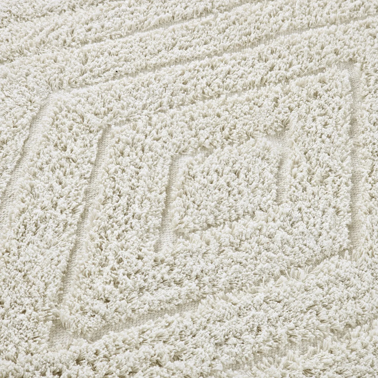 Kulatý koberec - Amberley Natural Cotton Shaggy (špinavě bílá)