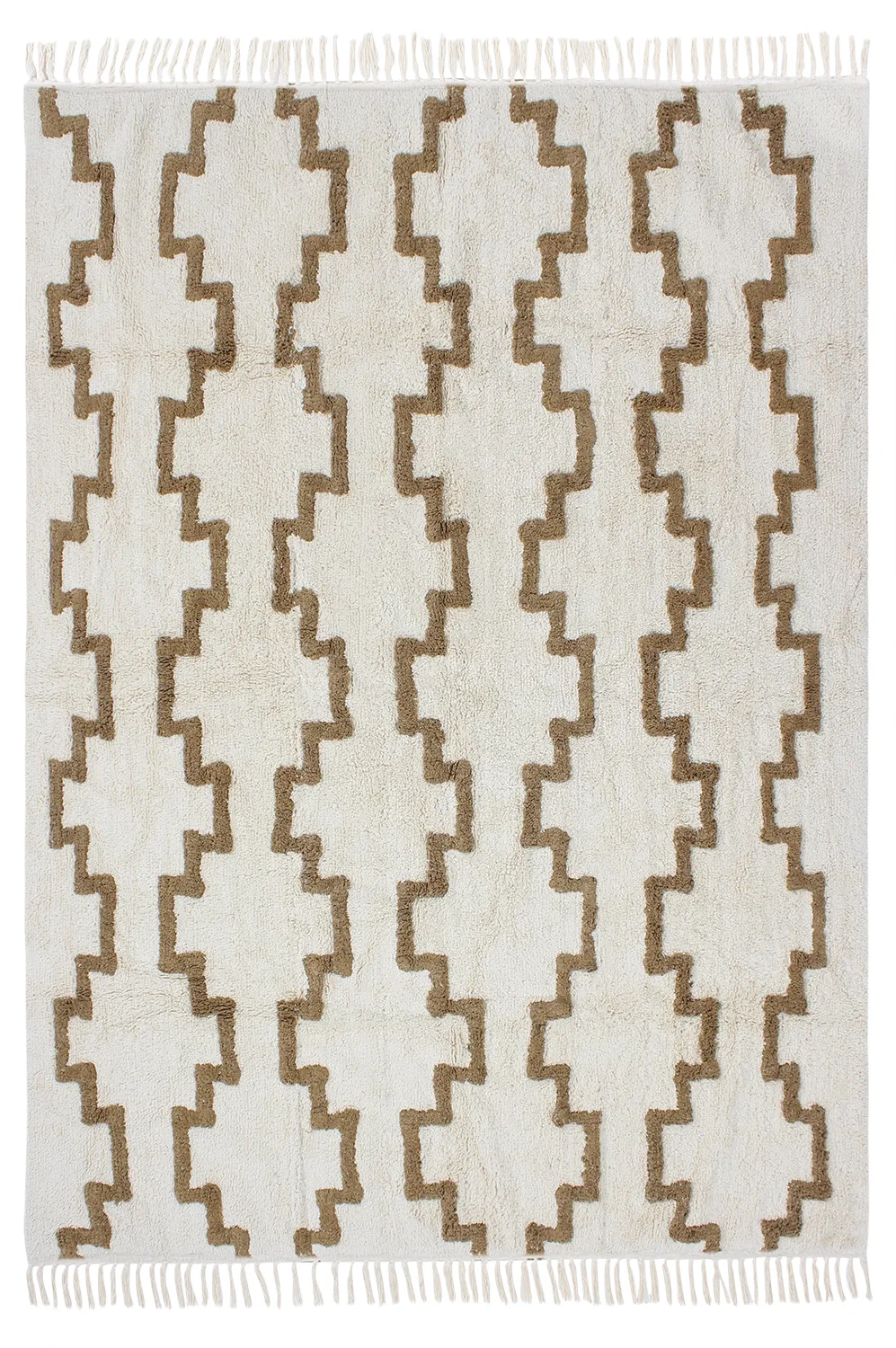 Shaggy koberce - Arlon Natural Cotton Shaggy (béžová)