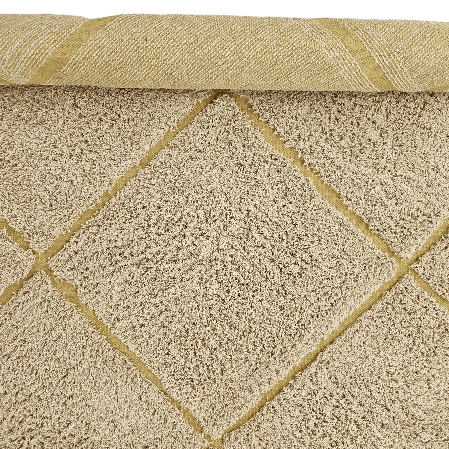 Shaggy koberce - Bellevue Natural Cotton Shaggy (béžová/hnědá)