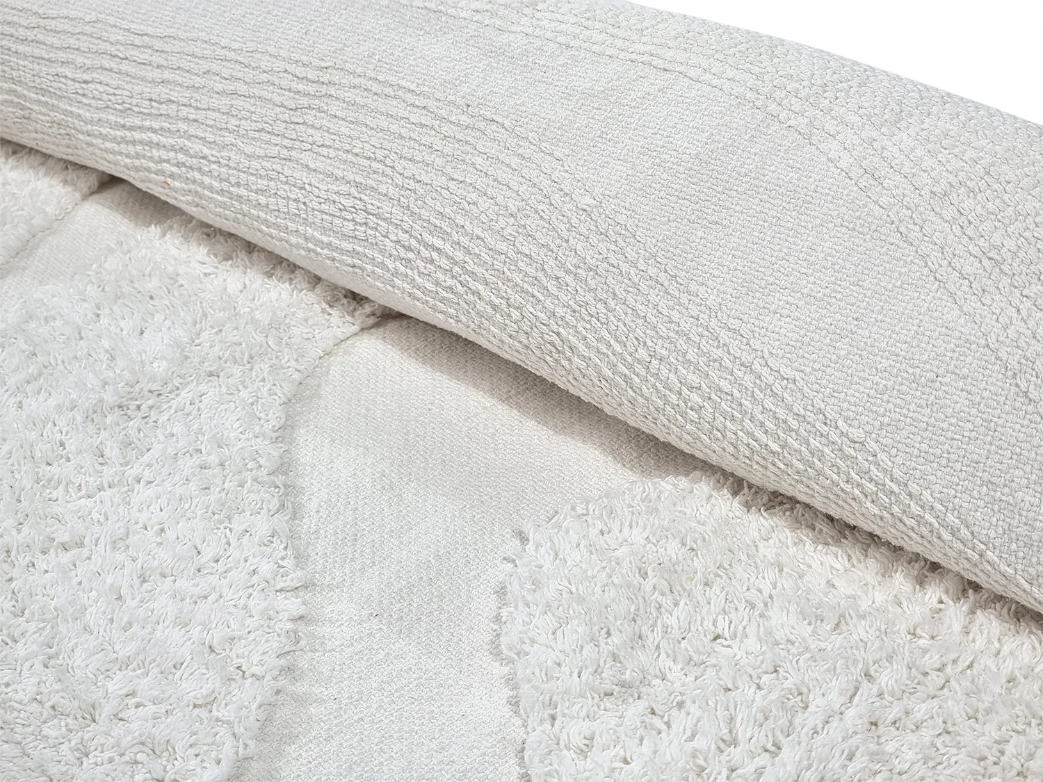 Shaggy koberce - Bonnie Natural Cotton Shaggy (offwhite)