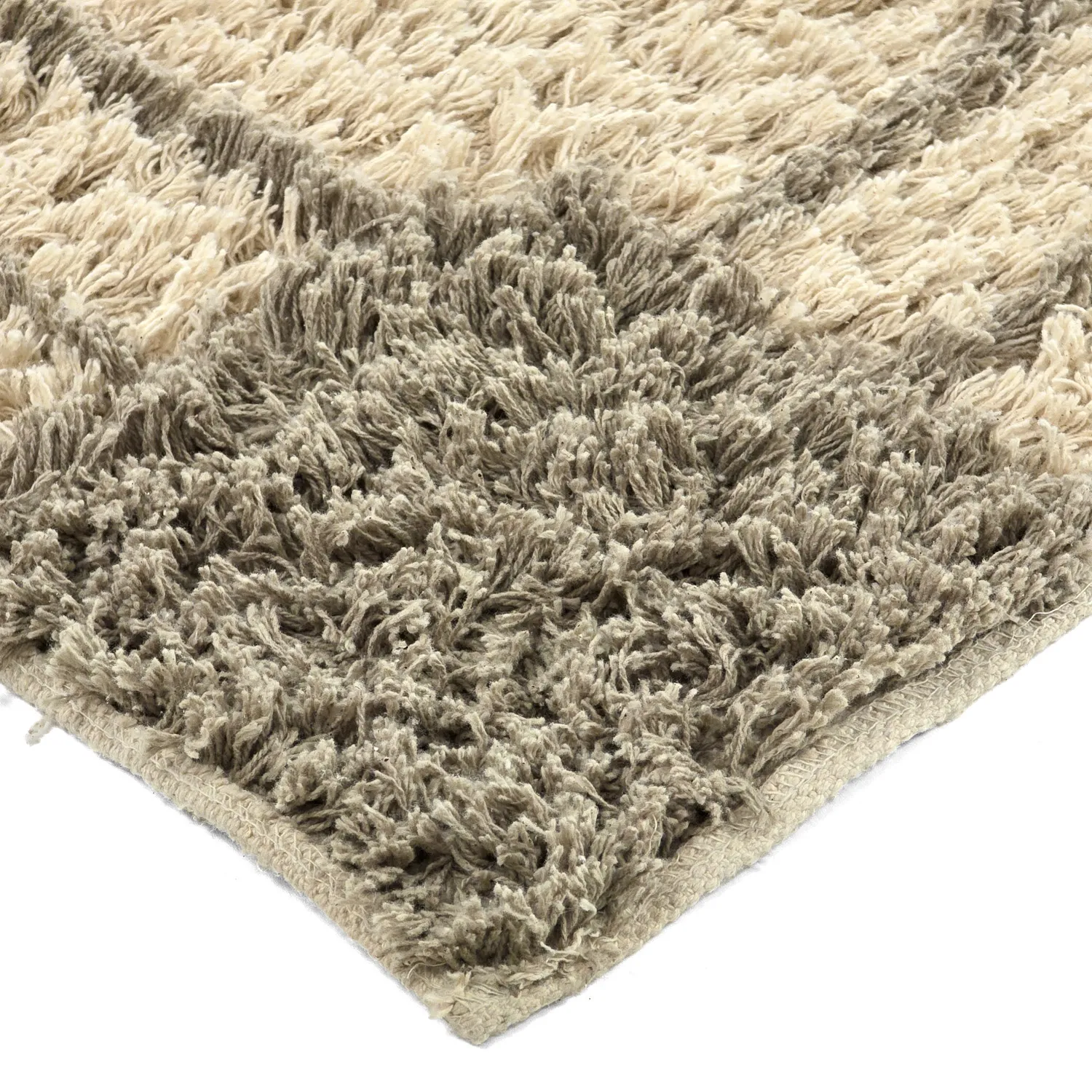 Shaggy koberce - Cataya Natural Cotton Shaggy (béžová/taupe)