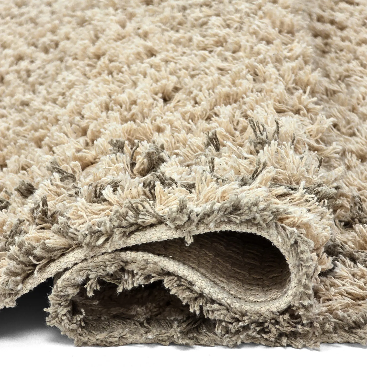 Shaggy koberce - Cataya Natural Cotton Shaggy (béžová/taupe)