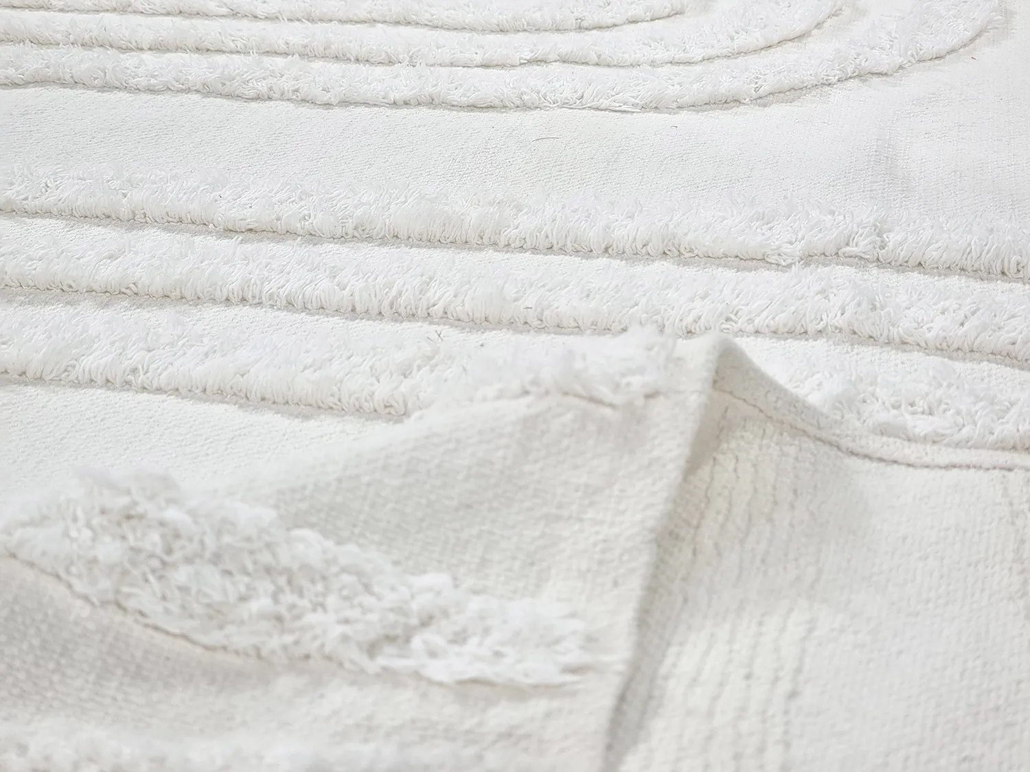 Shaggy koberce - Como Natural Cotton Shaggy (offwhite)