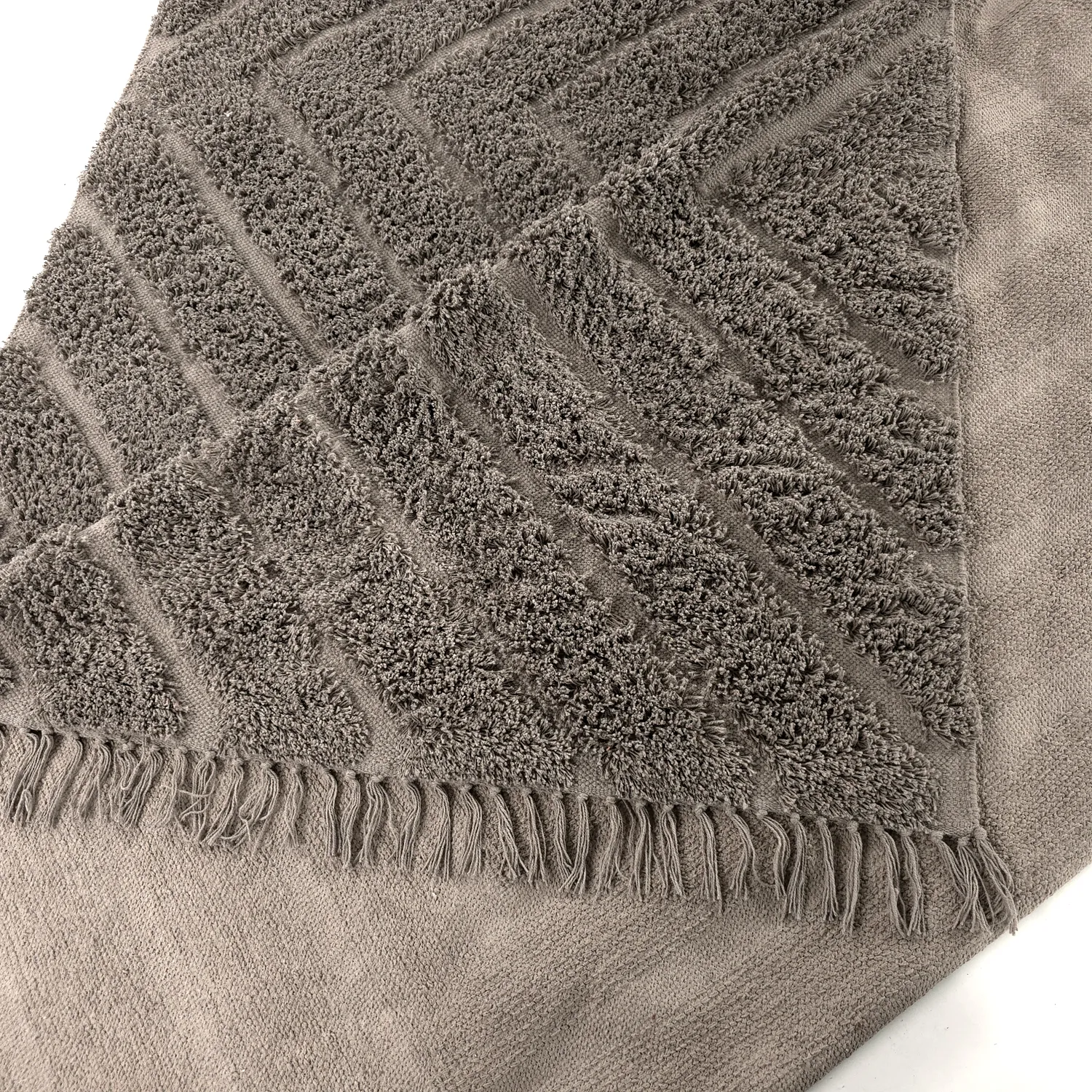 Shaggy koberce - Conara Natural Cotton Shaggy (taupe)