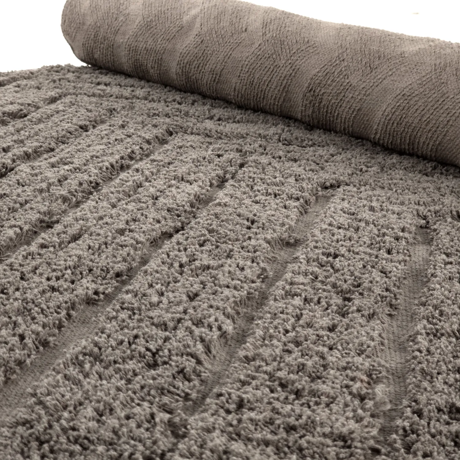 Shaggy koberce - Conara Natural Cotton Shaggy (taupe)
