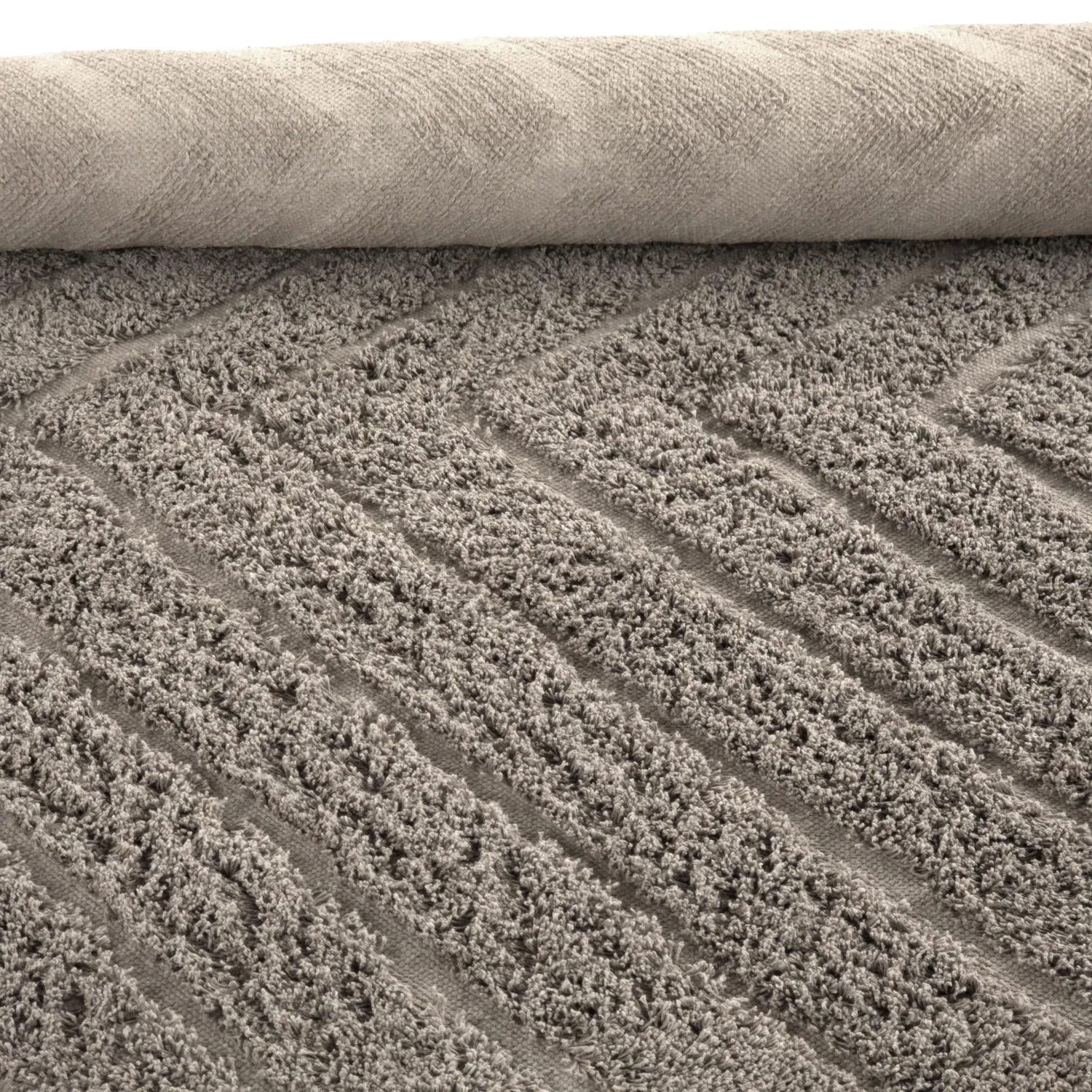 Shaggy koberce - Conara Natural Cotton Shaggy (taupe)