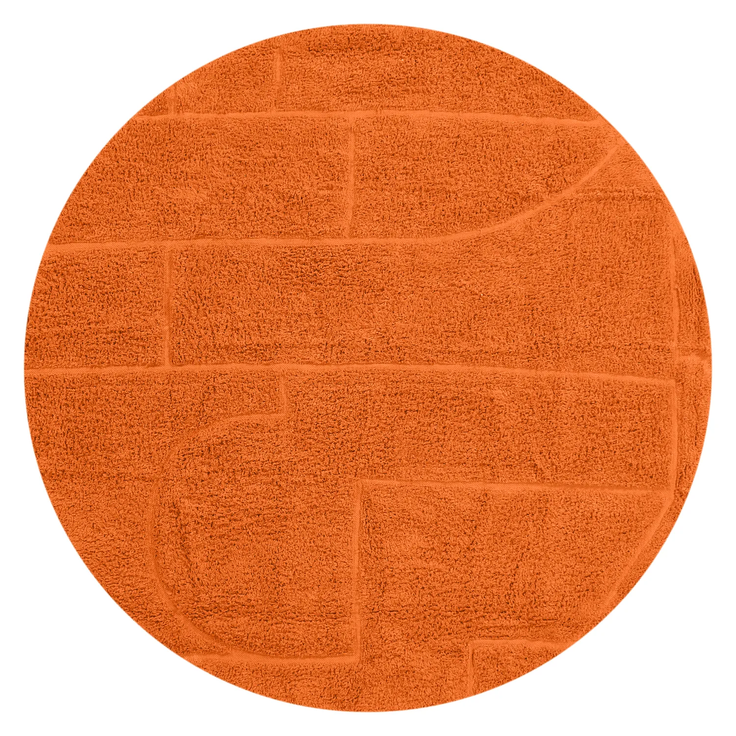 Kulatý koberec - Cremona Natural Cotton Shaggy (oranžová)