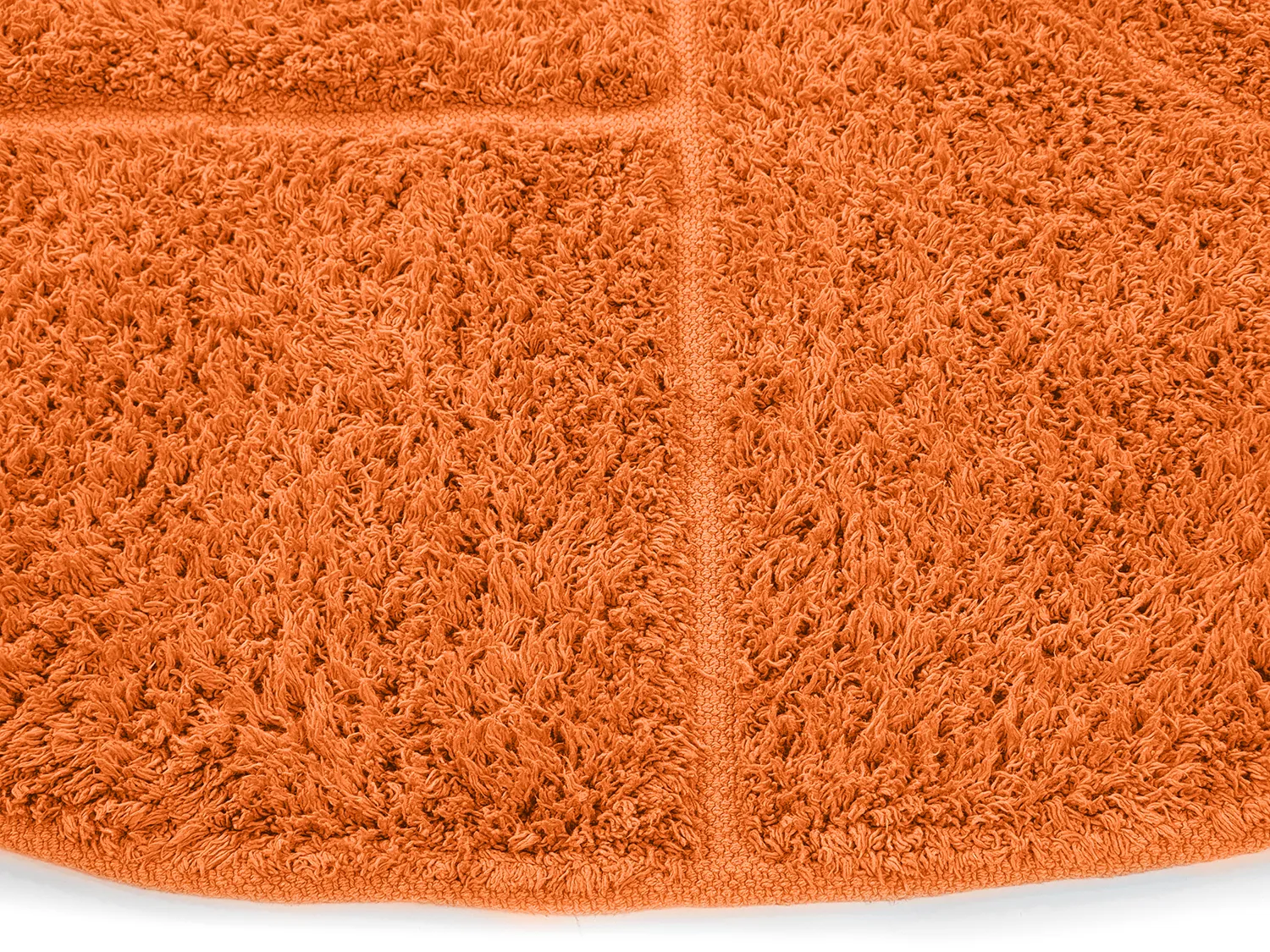 Kulatý koberec - Cremona Natural Cotton Shaggy (oranžová)