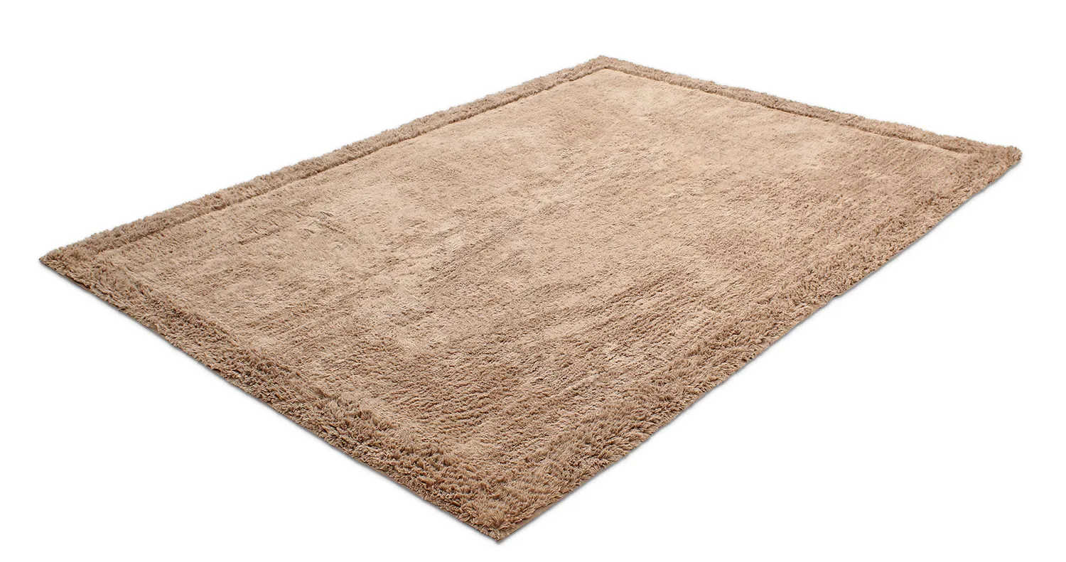 Shaggy koberce - Ebba Natural Cotton Shaggy (hnědý)