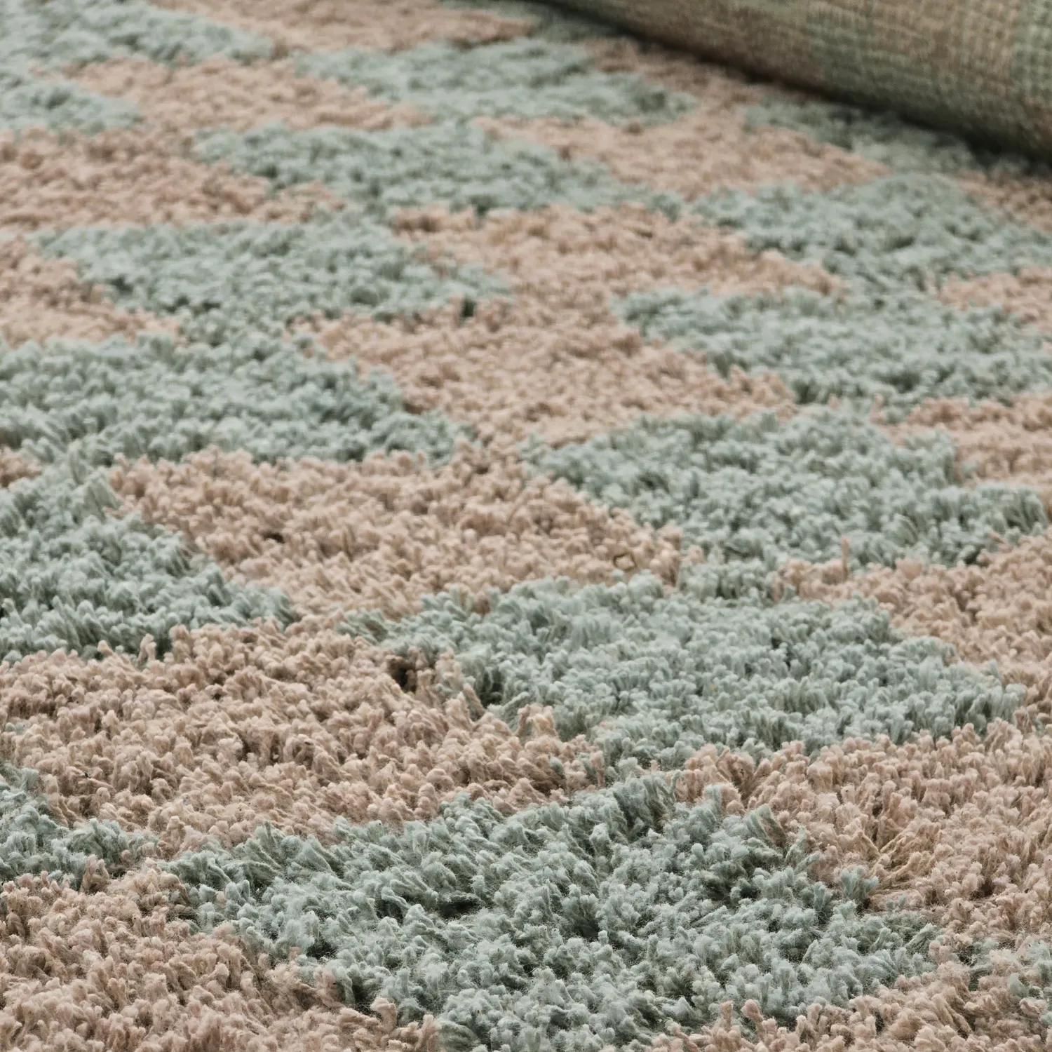 Shaggy koberce - Elsey Natural Cotton Shaggy (šedá/růžová)