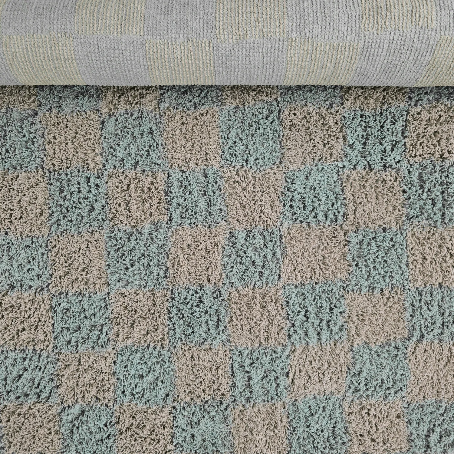 Shaggy koberce - Elsey Natural Cotton Shaggy (šedá/růžová)