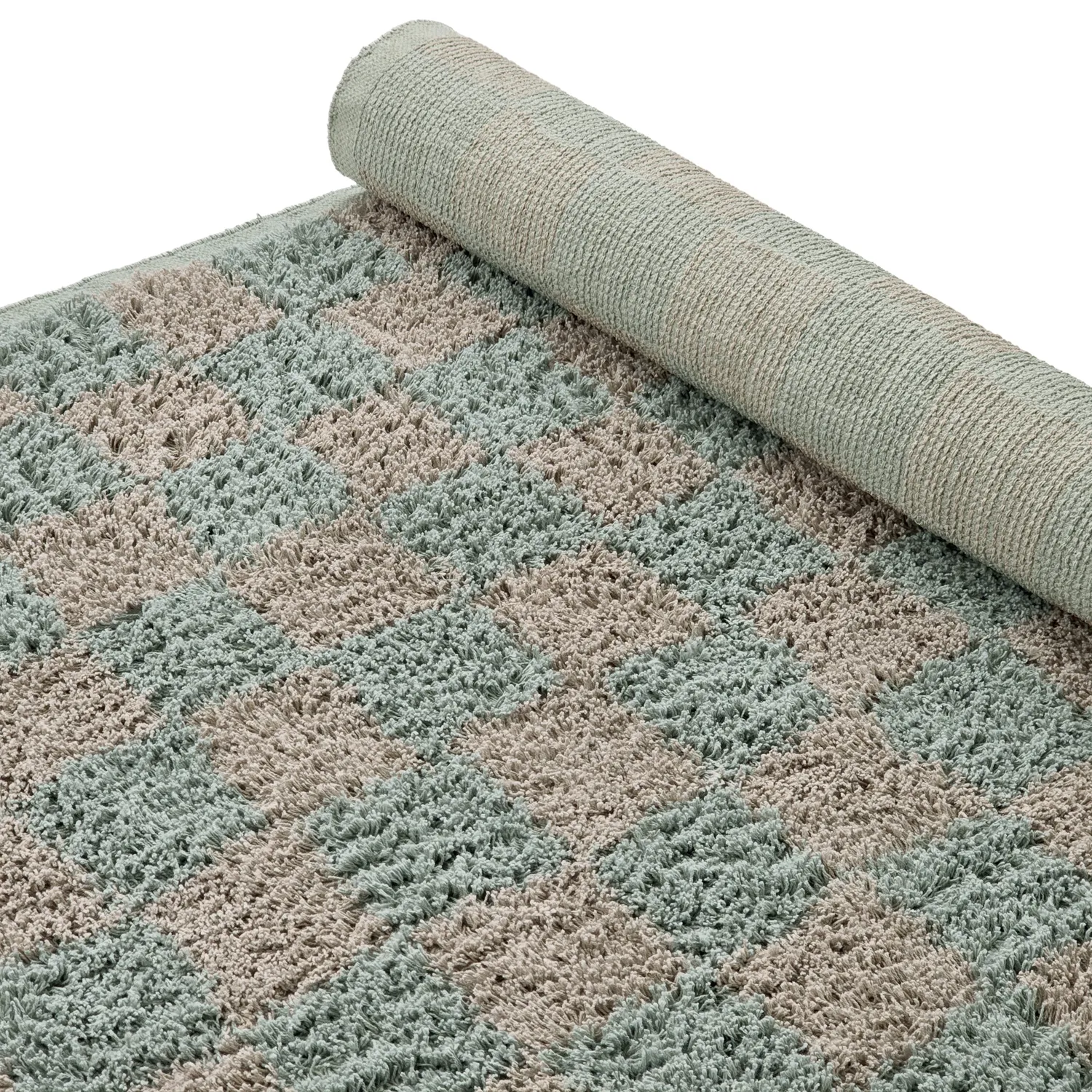 Shaggy koberce - Elsey Natural Cotton Shaggy (šedá/růžová)