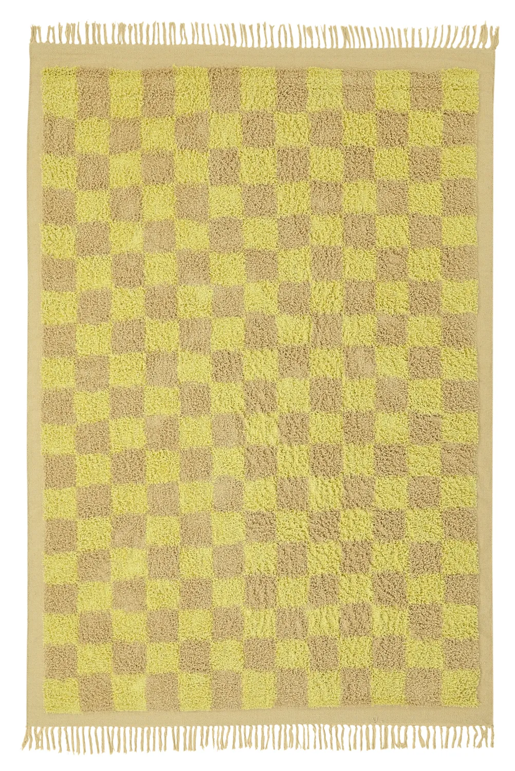 Shaggy koberce - Elsey Natural Cotton Shaggy (žlutá/béžový)
