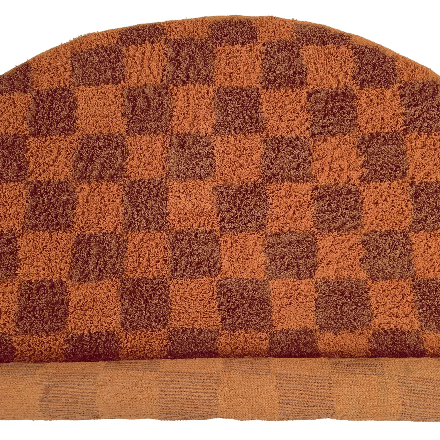 Kulatý koberec - Elsey Natural Cotton Shaggy (oranžová/červená)