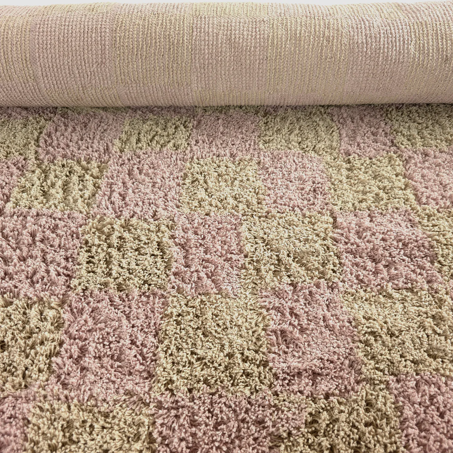 Shaggy koberce - Elsey Natural Cotton Shaggy (růžová/oranžová)